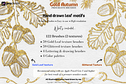 Procreate Gold Autumn Metallic Brush, a Brush Add-On by Fashion Workshop Bkk (Thumbnail 3 of 13)