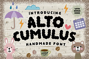 Altocumulus Font, a Font by caocastudio (Thumbnail 1 of 8)