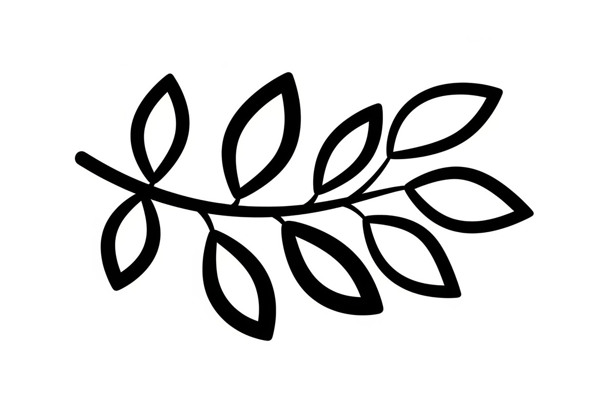 Botanical Leaf Silhouette Bundle, an Illustration by Creativeshirt (Photo 19 of 51)