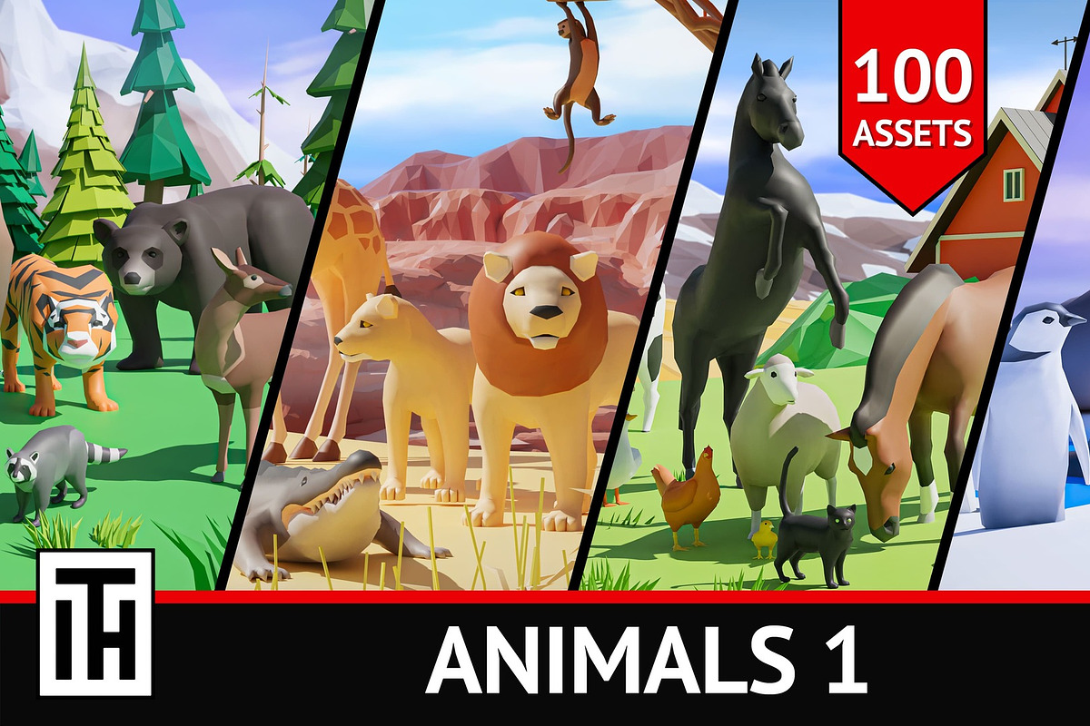 Animals 1, an Animal 3D Model by ithappy (Photo 1 of 32)
