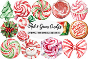 Christmas Peppermint Candy's, an Illustration by Daily.Designs (Thumbnail 1 of 5)