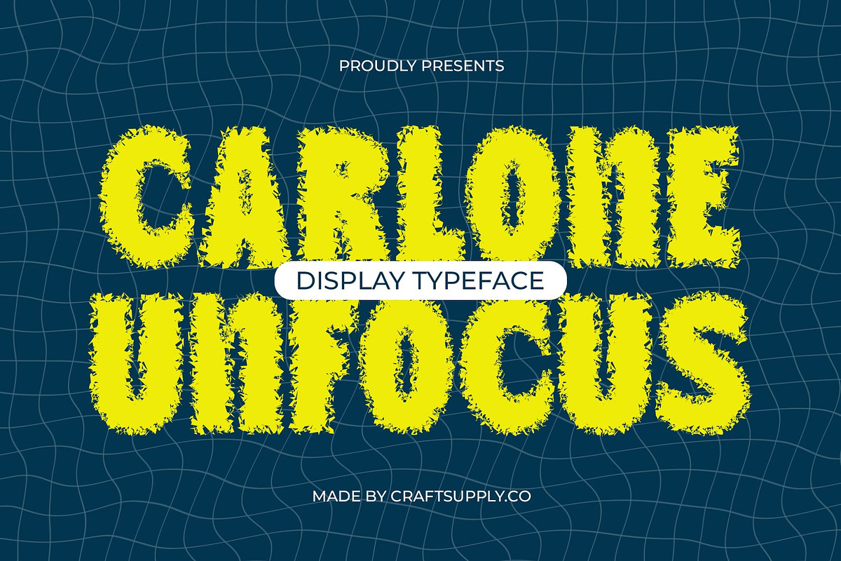 Carlone Unfocus, a Sans Serif Font by Craft Supply Co. (Photo 1 of 8)