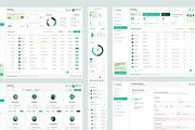 HR Management Dashboard UI Figma, an UI Kit Template by peterdraw (Thumbnail 3 of 7)