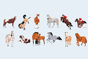 Horse Art Vector Equestrian Rodeo, an Illustration by Putnam Road Art (Thumbnail 2 of 3)