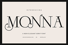 Monna Minimalist Serif Font