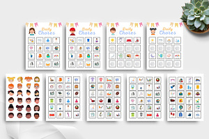 Editable Canva Kids Chora Chart Icon