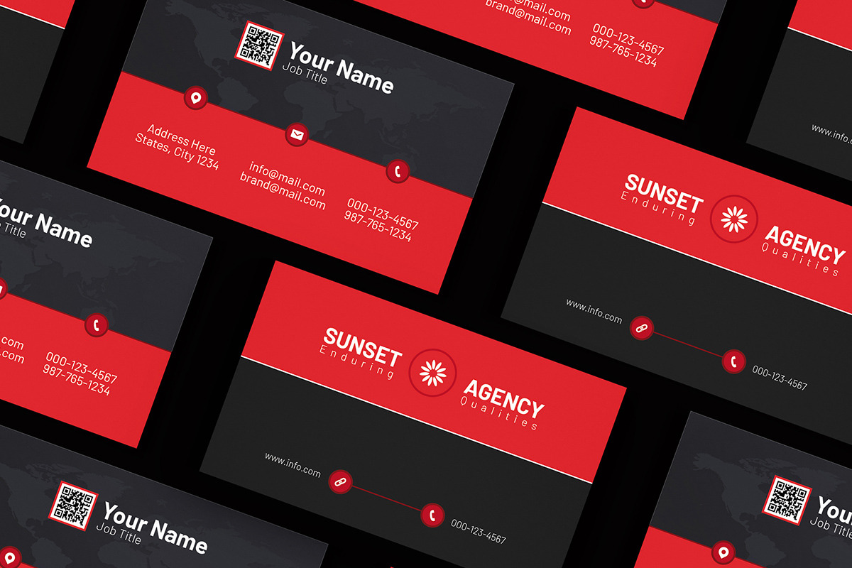 Business Card, a Card Template by iDoodle Studio