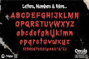 Crocula - Dripping Horror Font, a Handwritten Font by Remedy667 (Thumbnail 5 of 5)