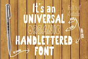 Organic the healthiest font family., a Sans Serif Font by Vitek Graphic (Thumbnail 3 of 5)