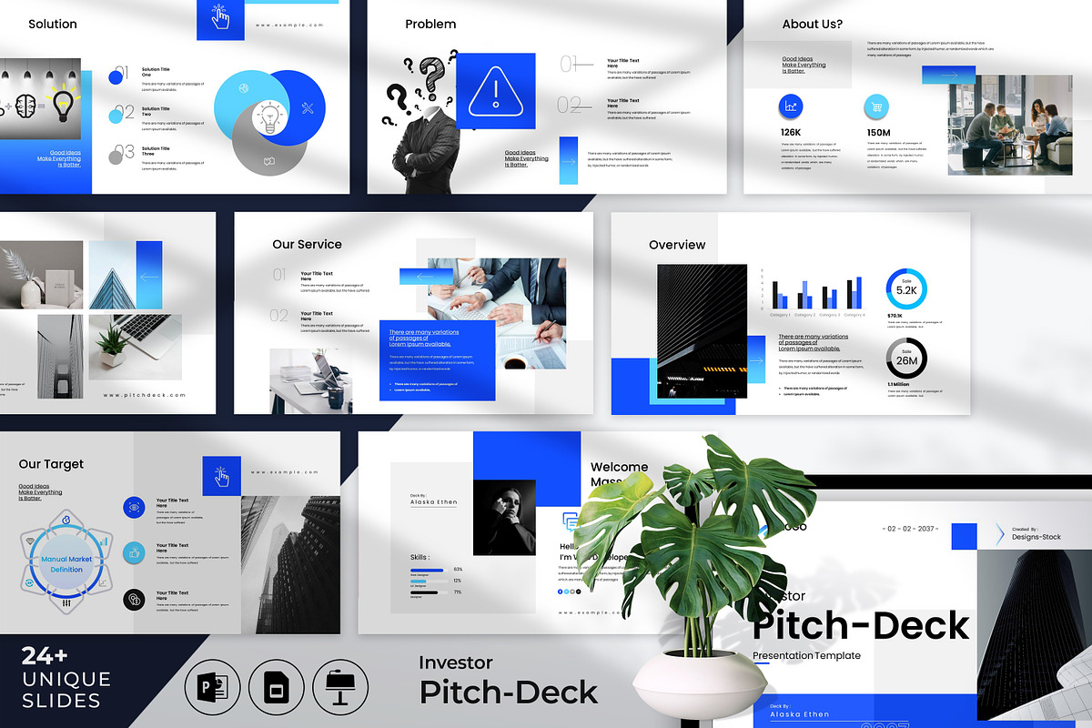 Investor Pitch-Deck Presentation Tem