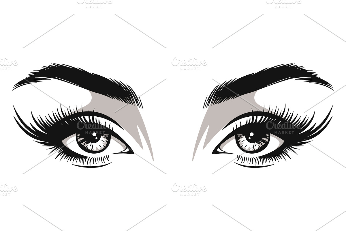 Vector Women's Eye., an Object Graphic by Gomolach (Photo 3 of 18)