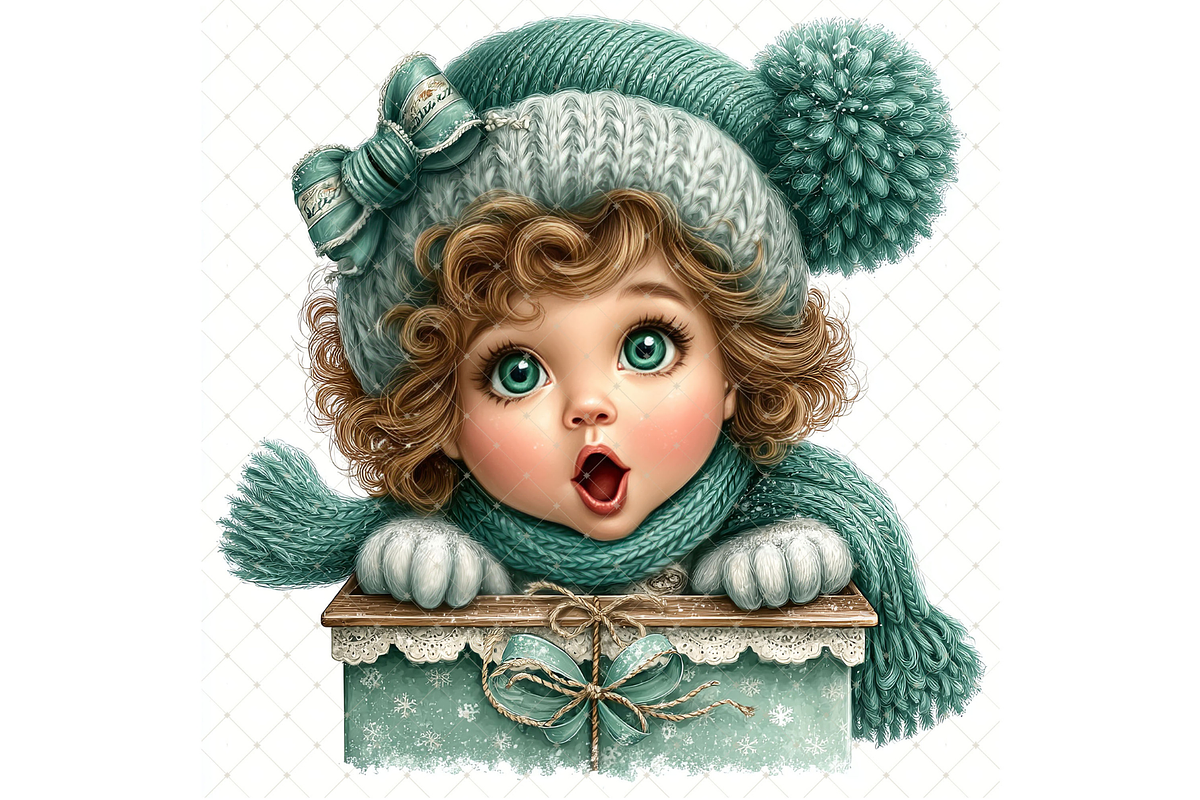 Winter Baby Clipart JPG, a Seasonal Illustration by Memories By Lea (Photo 12 of 20)
