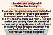Retro Era Groovy, a Handwritten Font by Charmingbear59.design (Thumbnail 2 of 5)