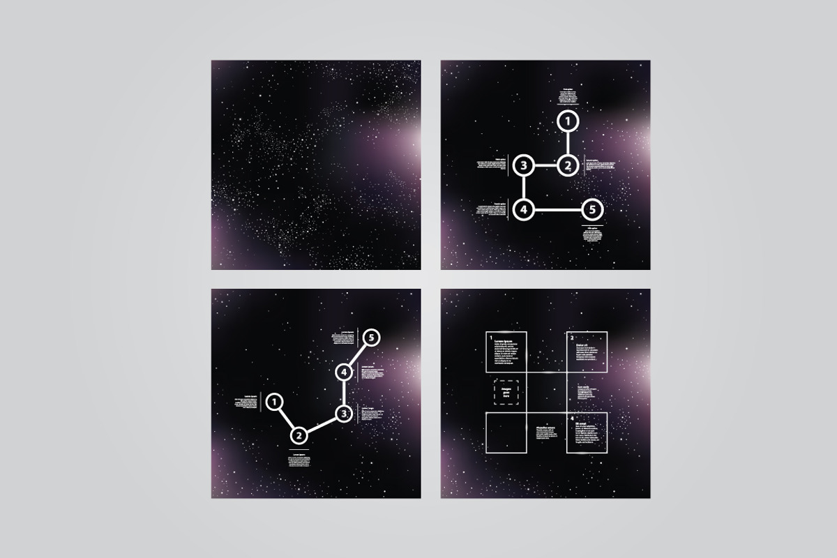 Deep Space backgrounds and banners preview 5