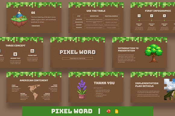 Pixel Presentation Template