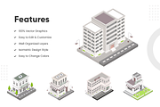 Isometric City Building Illustration, a Finance Illustration by Brickclay (Thumbnail 2 of 9)