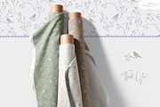 Birds - 6 color Seamless Pattern, a Wallpaper Graphic by InaCorart (Thumbnail 8 of 8)
