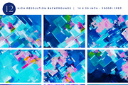 Jewelled Tones Abstract Backgrounds, a Texture Graphic by Carla Fern Designs (Thumbnail 4 of 9)