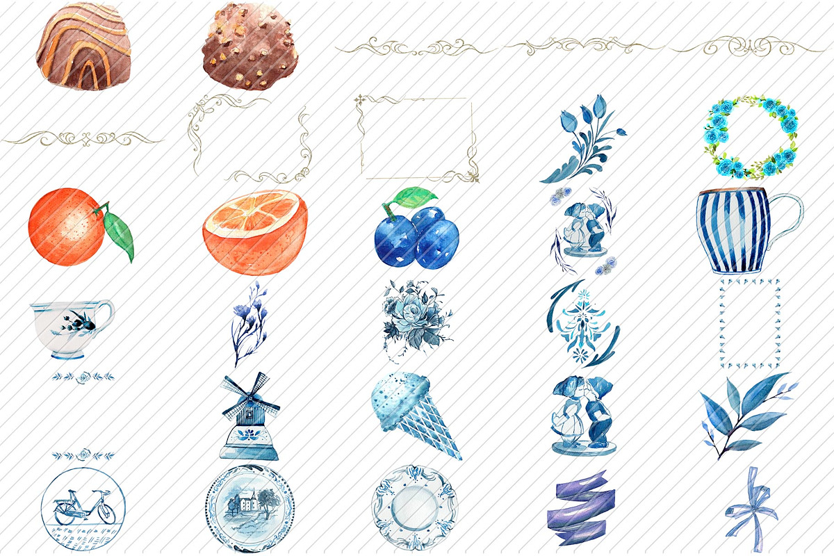 120 HOLLAND Icons PNG Ultra Bundle, an Illustration by LilyBoo Clipart (Photo 3 of 5)