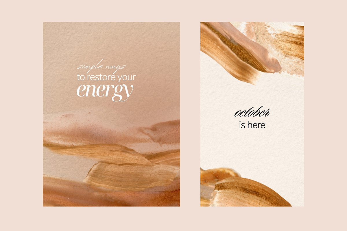 Cream Gold Hand Painted Textures, a Background Graphic by eclosque (Photo 27 of 32)