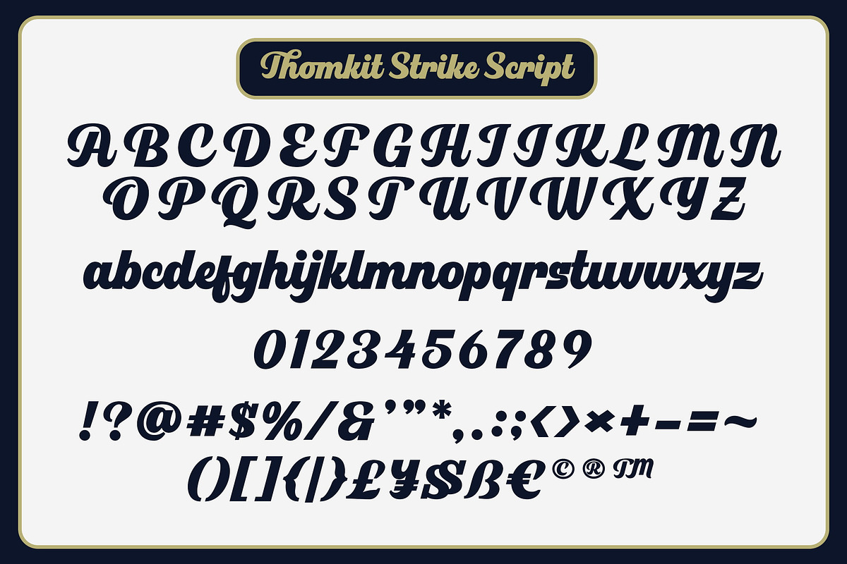 Thomkit Strike a Varsity Font Duo, a Serif Font by Blankids Studio (Photo 14 of 15)