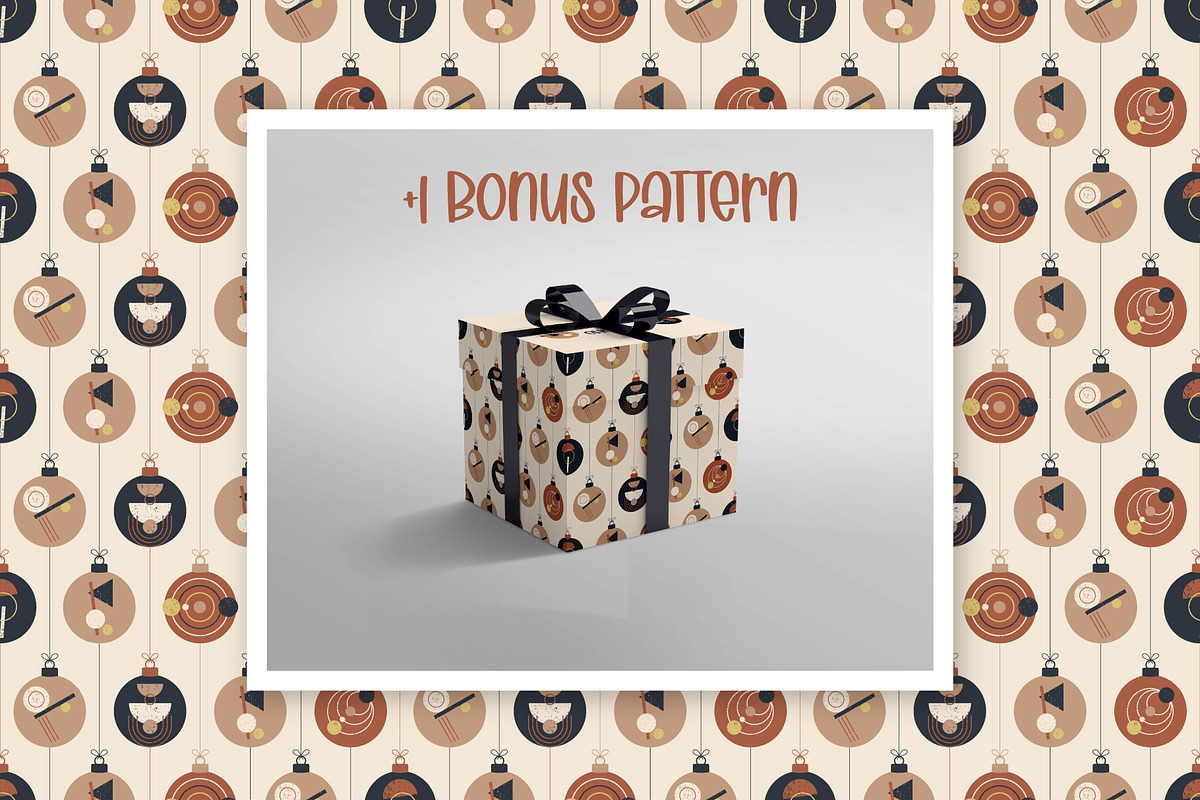 Boho Xmas Set, a Decorative Illustration by Lunarts Studio (Photo 6 of 7)