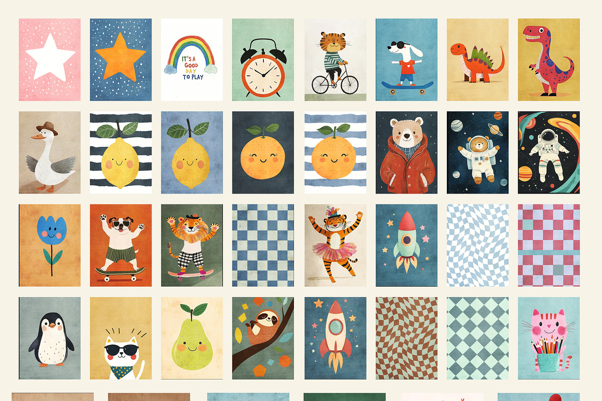 Nursery Print Bundle - 120+, a Background Graphic by Artemsky (Photo 9 of 9)