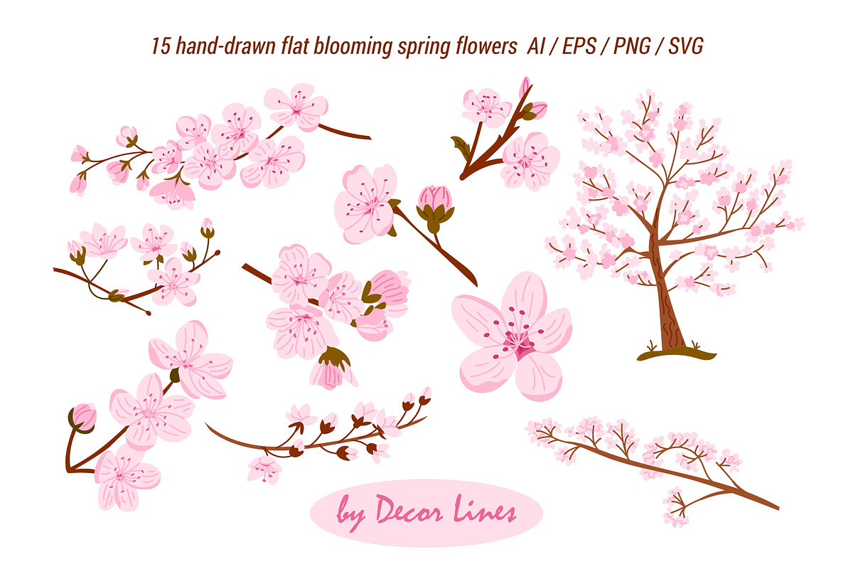 Spring Bloom, a Decorative Illustration by Decor Lines (Photo 4 of 12)