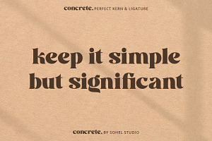 Concrete - Bold Advertising Typeface