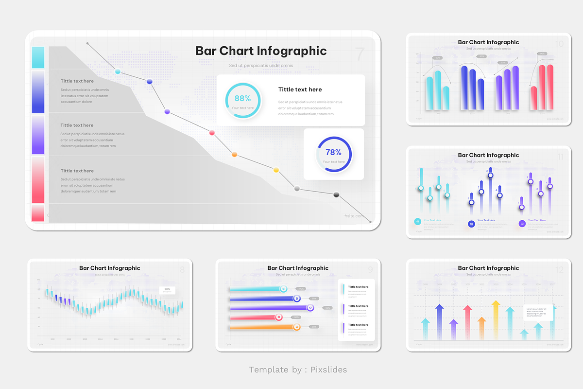 Bar Chart Keynote, a Presentation Template by Pixslides (Photo 3 of 4)