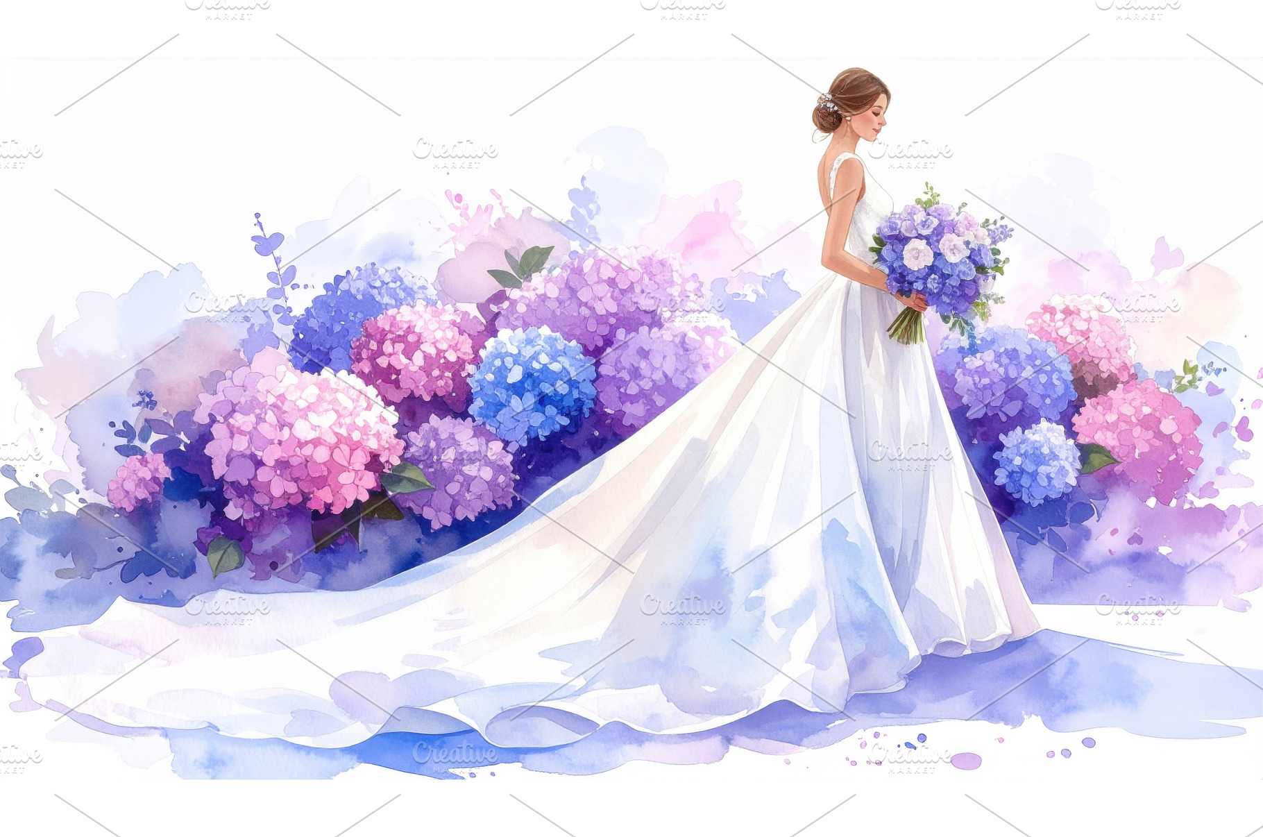 Watercolor-style illustration of a, a Nature Photo by Igor Tichonow