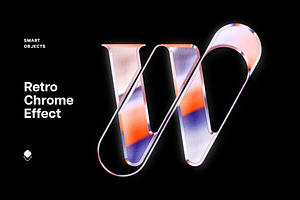 Retro Chrome Logo Effect, a Layer Style Add-On by Design Squad