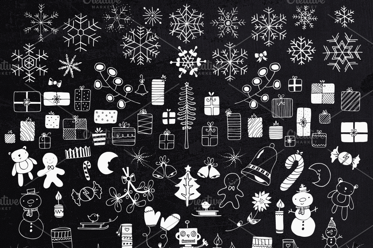 Christmas Celebration Kit, a Decorative Illustration by StylishDesignMe (Photo 5 of 5)