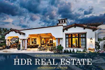 HDR Real Estate Photoshop Actions, a Plug-in Add-On by FixThePhoto