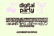 DIGITAL PARTY Y2K Sans Pixel Font, a Sans Serif Font by Blush Font Co. (Thumbnail 5 of 7)