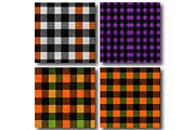 Halloween Check Patterns, an Illustration by DreamPrint404 (Thumbnail 3 of 4)