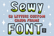 Sewy Font Custom Canva Frames, a Device Mockup by DREAMs Soul G. (Thumbnail 1 of 4)
