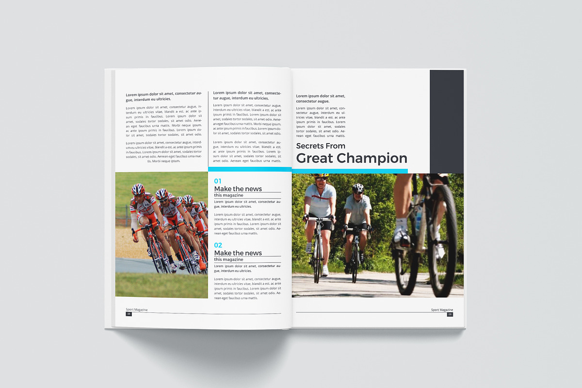 Sports Magazine, a Magazine Template by obidullah_01 (Photo 6 of 13)