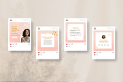 Boho Coach Instagram Carousel Canva, a Social Media Template by Ciera Design Templates (Thumbnail 4 of 9)