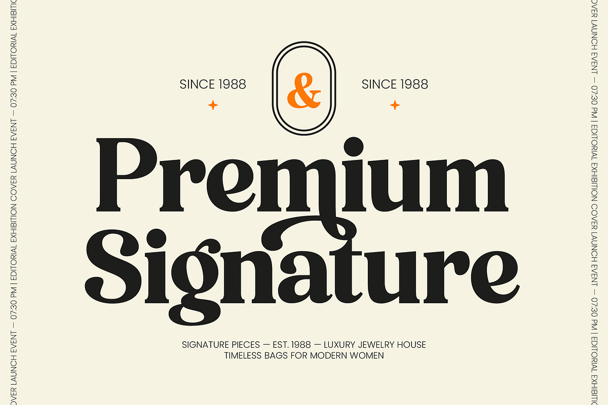 Perfect Masters Decorative Display, a Serif Font by timelesstype.co (Photo 2 of 10)