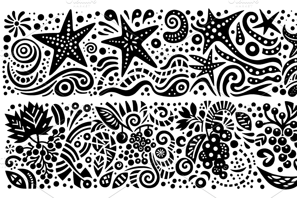 Vintage Fruits Folk Art, a Decorative Illustration by devastd (Photo 23 of 27)