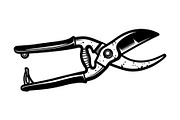 50 Professional Garden Shears Vector, an Illustration by hafijul (Thumbnail 41 of 51)