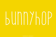 Bunny Hop font, a Sans Serif Font by Fun Font Shop (Thumbnail 1 of 2)