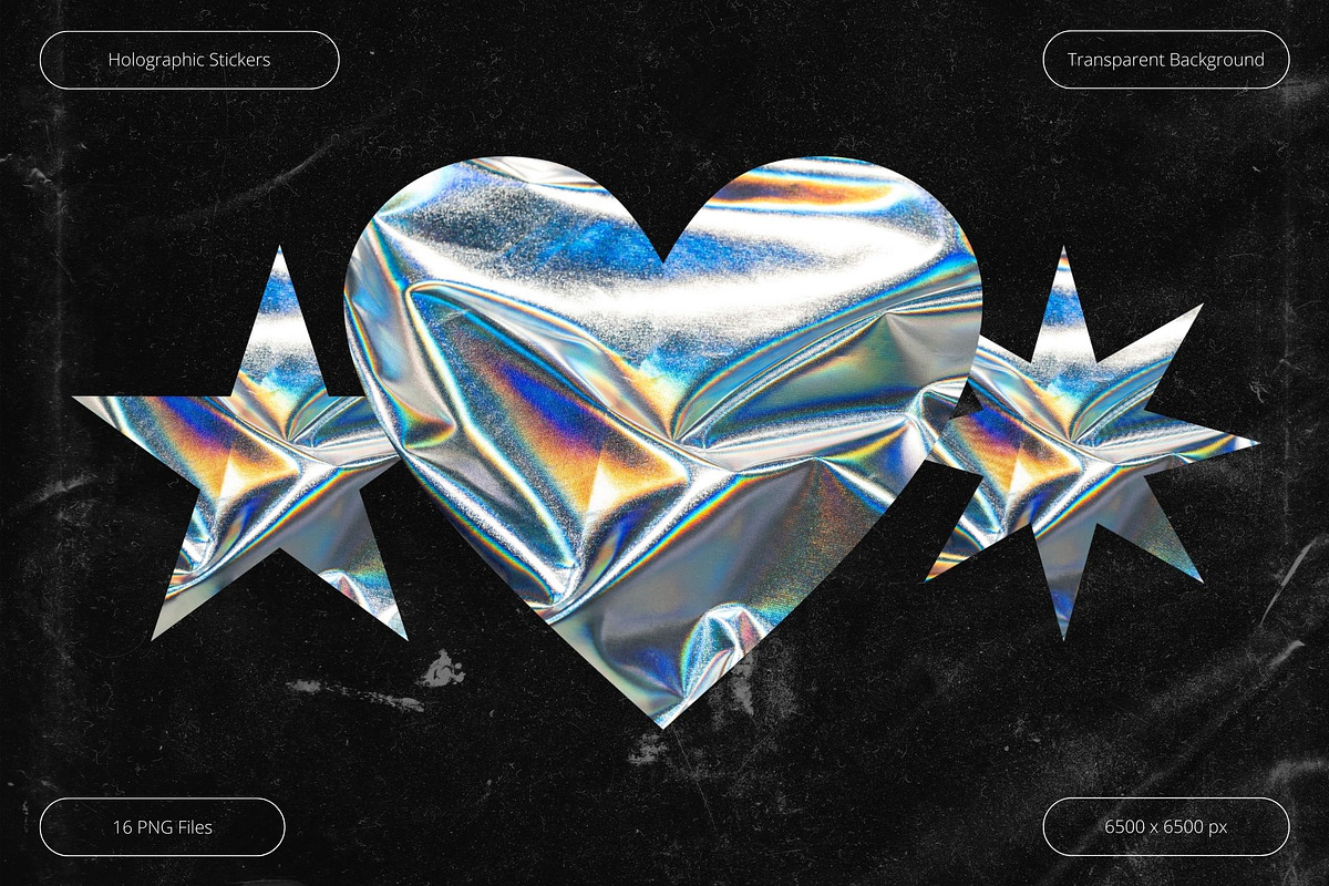 Holographic Stickers, an Object Graphic by Design Studio (Photo 2 of 3)