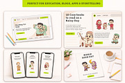 Eid Family Celebration Characters, an Illustration by MEANDSTUDIO (Thumbnail 3 of 5)