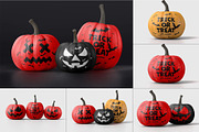 Halloween Pumpkin Mock-up, a Product Mockup by zippypixelstudio (Thumbnail 1 of 10)