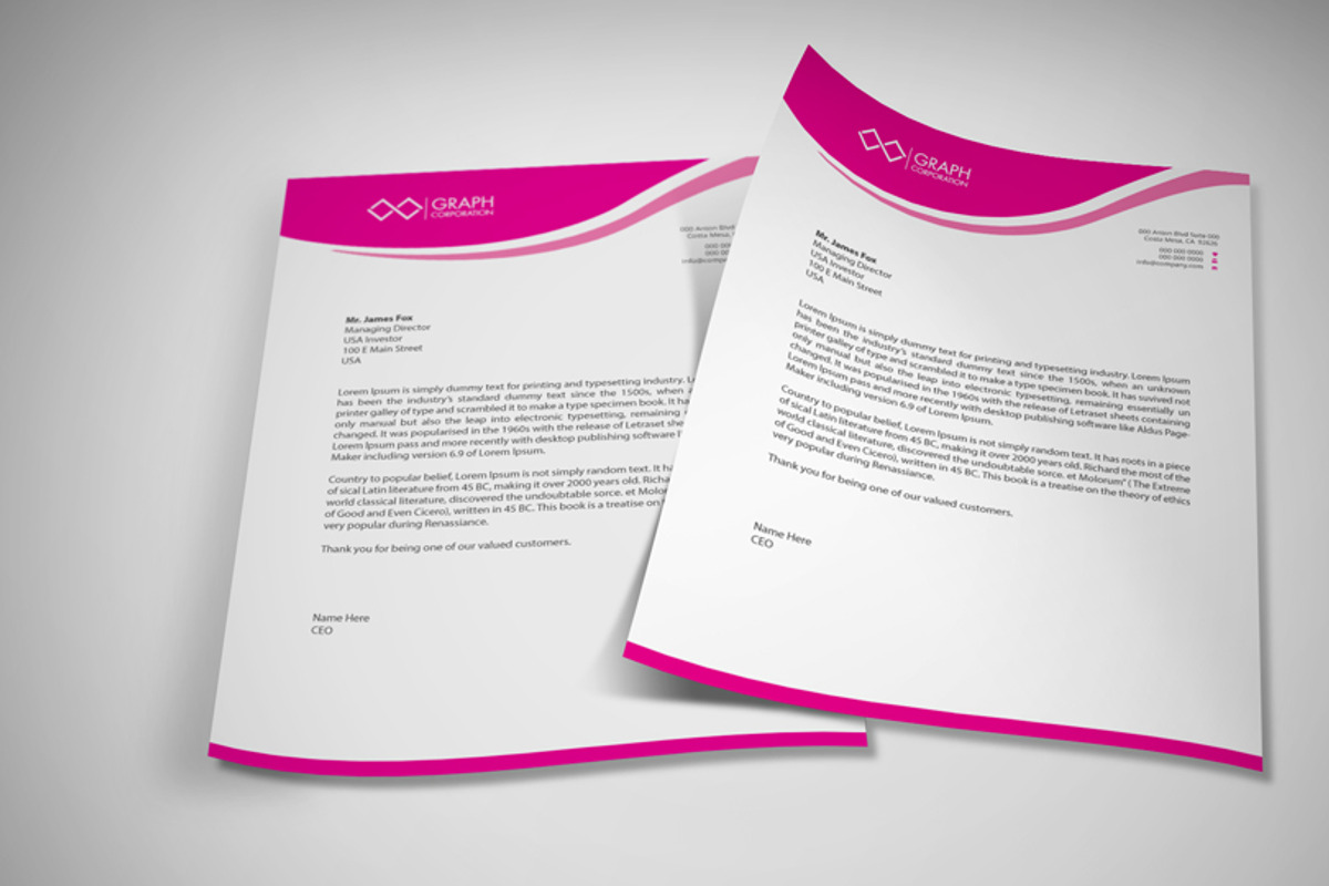Letterhead, a Stationery Template by asimalikhan555 (Photo 4 of 4)