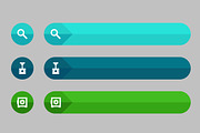 Vector donate and buying buttons set, a Templates & Theme by julia_musdotter (Thumbnail 2 of 8)