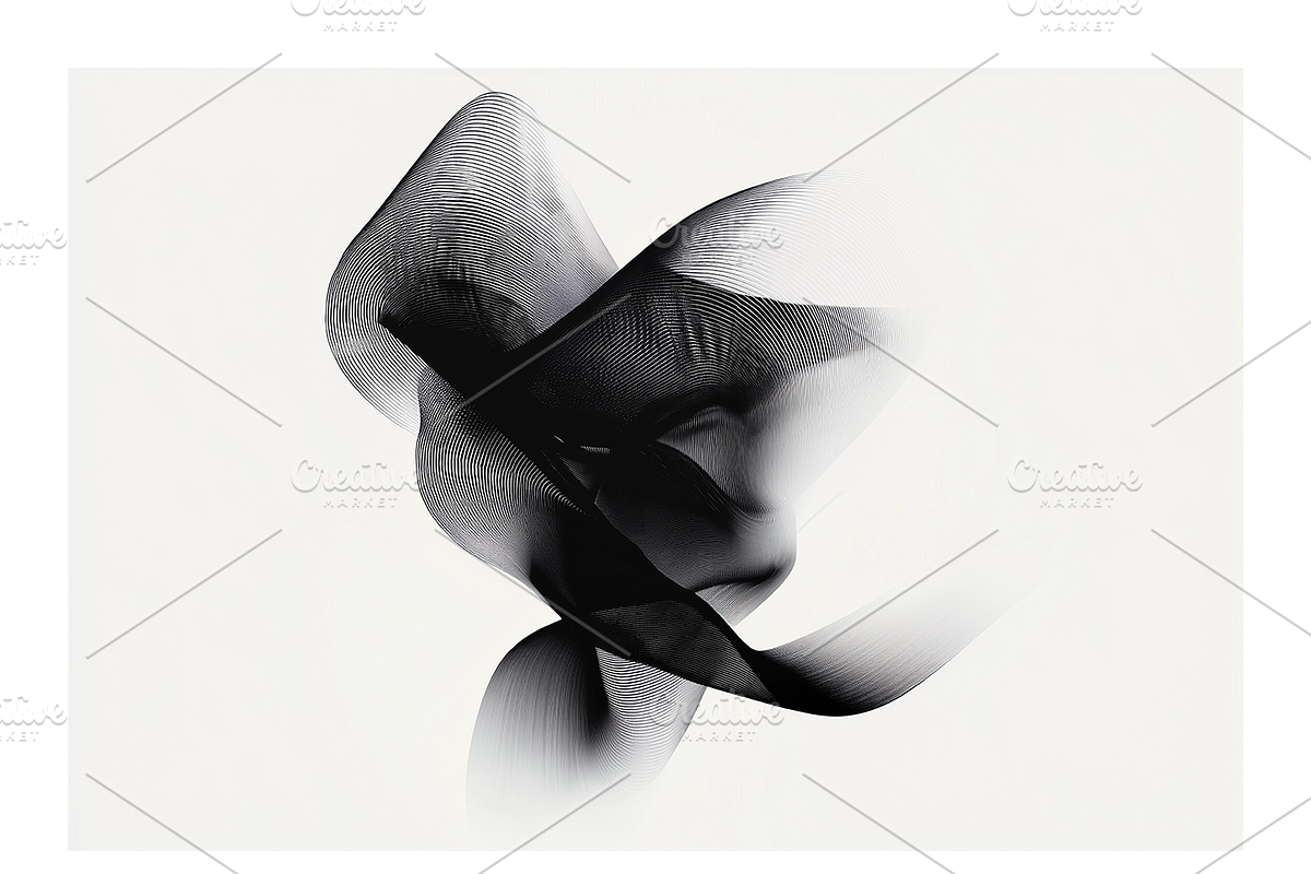 Miba Co · B&W Abstract Minimalism, a Texture Illustration by milatovar (Photo 17 of 20)