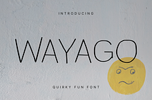 Wayago - Quirky Fun Fonts